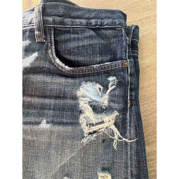 Current/Elliott Women's‎ Size 31 Blue Distressed Mini Skirt Frayed Hem - Picture 10 of 10